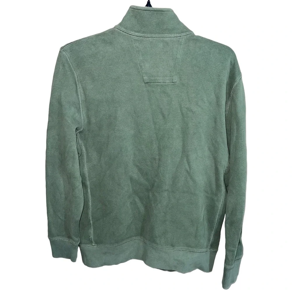 Nautica Fleece Men’s Size XL Green 1/4 Zip Long Sleeve - Picture 4 of 4